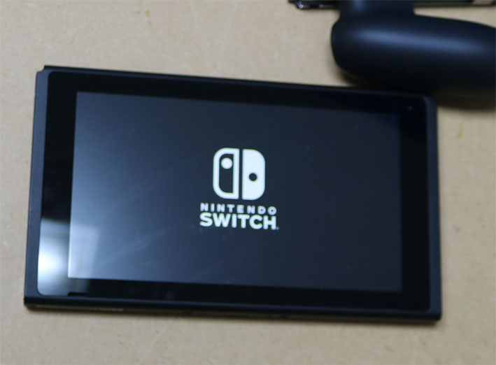 Nintendo Switchの起動画面