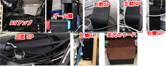 DENONの5.1chスピーカセット