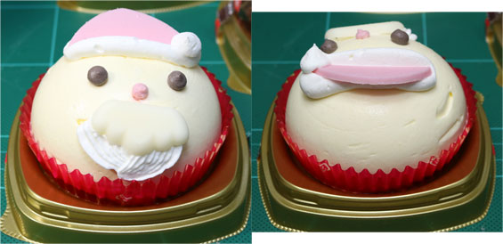 サンタさんケーキ バニラ&いちごクリーム
