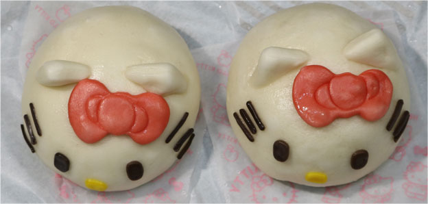 ハローキティまん上面観