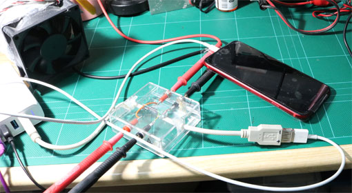 iPhone SE2の充電電流と電圧の測定