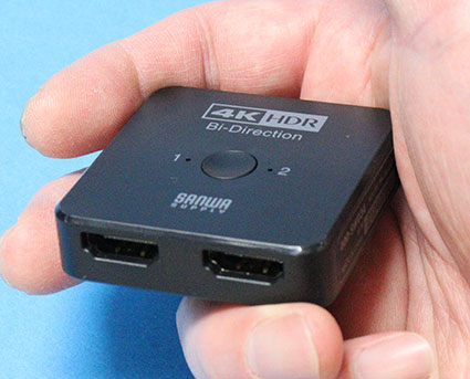 サンワサプライ 400-SW034 HDMIセレクター 両方向式　2in1、1in2