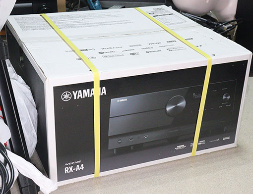 RX-A4A の箱 2021年8月27日届く