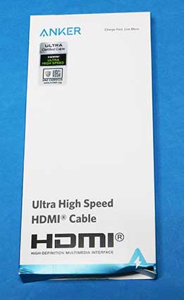 Anker Ultra HIGH SPEED HDMI2.1 ケーブル