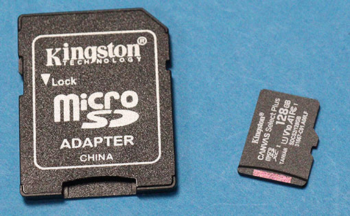 キングストン microSDXCカード Canvas Select Plus SDCS2/128GB　1880円