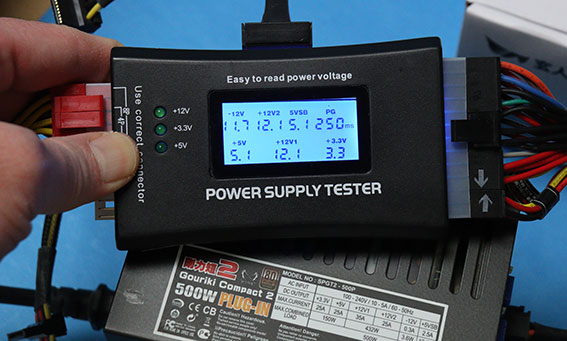 2014年に購入した サイズ 剛力短2 電圧が不安定になっているのでテスターでテスト