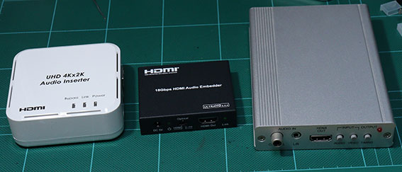 HDMI音声挿入、HDMI Audio Inserter、HDMI Audio Embedder、HDMI音声混ぜ込み アダプター CP-290、CPRO-11SI EV1981 、