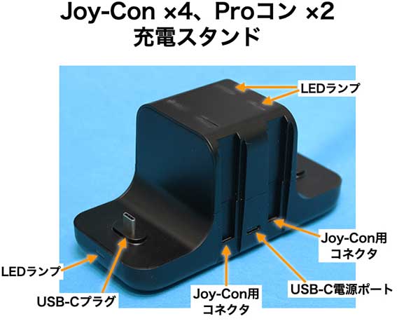 ジョイコン プロコン 充電スタンド 端子類