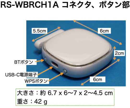ラトックシステム smalia RS-WBRCH1