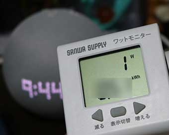Echo Dot 第5世代 with clock 消費電力