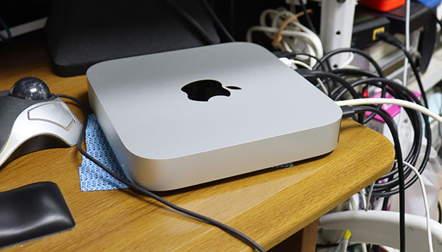 M2 Mac mini 2023 MMFJ3J/A レビュー。一番安い 8GBメモリ、SSD 256GB