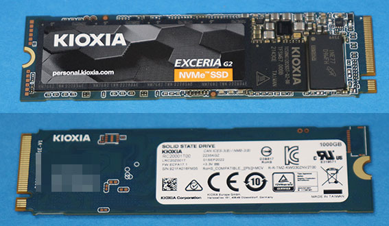 KIOXIA NVMe SSD Gen3 ×4
