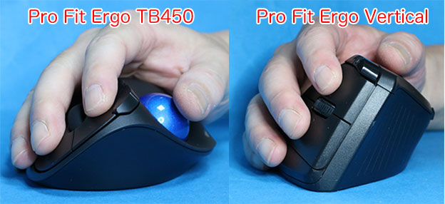 Pro Fit Ergo TB450 と Vertical