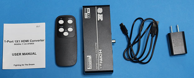 ‎HDMI音声スプリッター-8K60Hz-7.1ch-ATMOS 同梱物