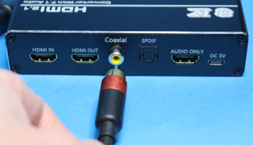 HDMI音声スプリッター コアキシャル COAXIAL