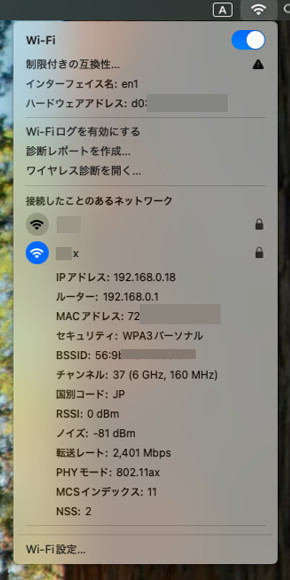 M4 Mac mini 2024 PA-WX11000T12との接続