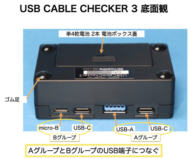 USB CABLE CHECKER 3