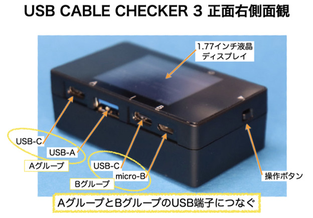 USB CABLE CHECKER 3