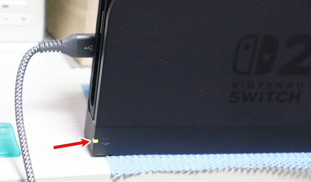 Nintendo Switch 2 ドック TV接続ランプ