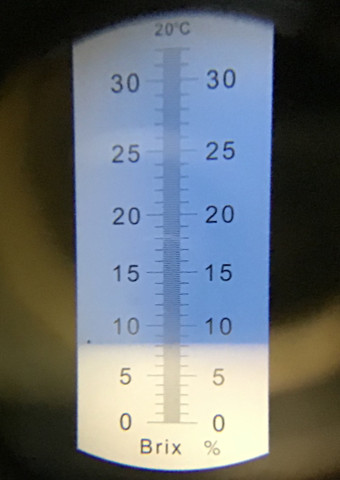 光学屈折式糖度計