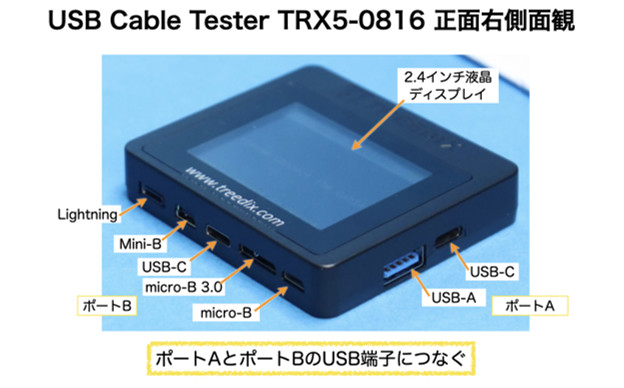 USB Cable Tester TRX5-0816 TREEDIX