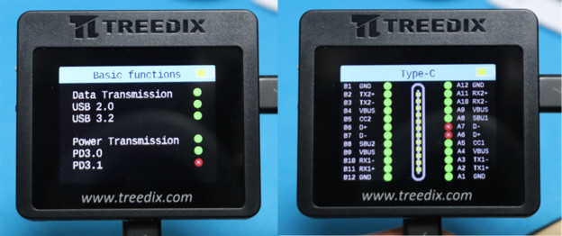 USB Cable Tester TRX5-0816 TREEDIX